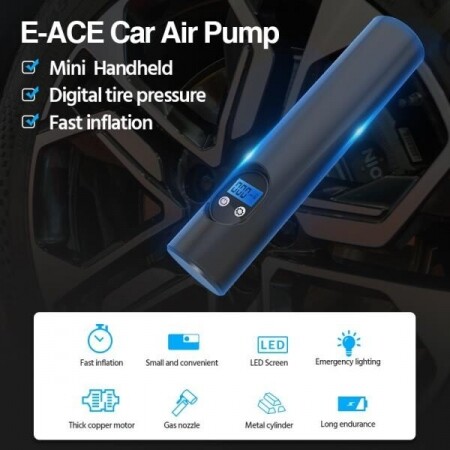 E-ACE 6000mAh 자동차 타이어 Inflator