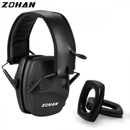 ZOHAN-소음 방지 전자 귀마개, 사냥용 귀마개, 교