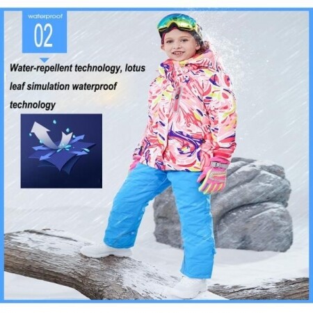 스키복-30 바람막이 방수 따뜻한 재킷 및 스키 바지