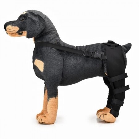 애완동물 슬개골 보호대 - 반려견 슬개골 탈구 예방, 재활 강아지 다리 십자인대 보호 보조기