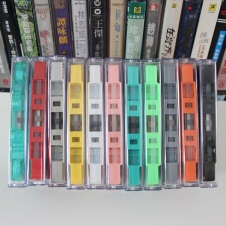 10개세트 카세트 테이프 제작 DIY 컬러 공테이프 녹음 노래 카세트 60분 90분