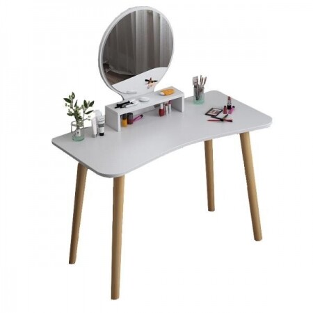 원룸 미니화장대 테이블 다용도 책상 거울 오피스텔 학생 화장대 테이블 미니 북유럽 인테리어 소품