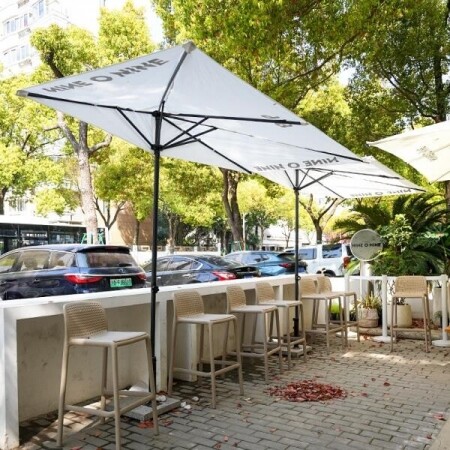 대형 폴딩파라솔 사각파라솔 천막 테이블 그늘막 야외 직사각파라솔 발코니 테라스 정원 카페